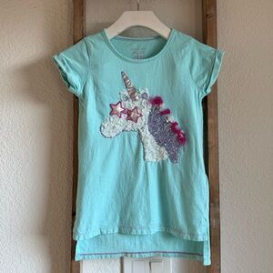 Jillians Closet unicorn top sz: 6/7